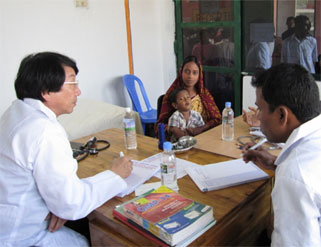 Prof. Okamoto and His wife Dr. Okamoto Visiting Bangladesh