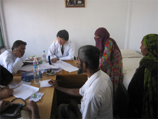 Prof. Okamoto and His wife Dr. Okamoto Visiting Bangladesh