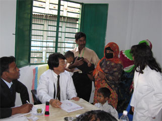 Prof. Okamoto and His wife Dr. Okamoto Visiting Bangladesh