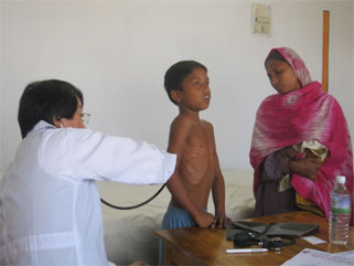 Prof. Okamoto and His wife Dr. Okamoto Visiting Bangladesh