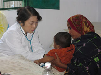 Prof. Okamoto and His wife Dr. Okamoto Visiting Bangladesh