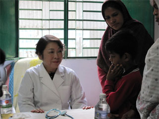 Prof. Okamoto and His wife Dr. Okamoto Visiting Bangladesh