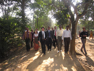 Prof. Okamoto and His wife Dr. Okamoto Visiting Bangladesh